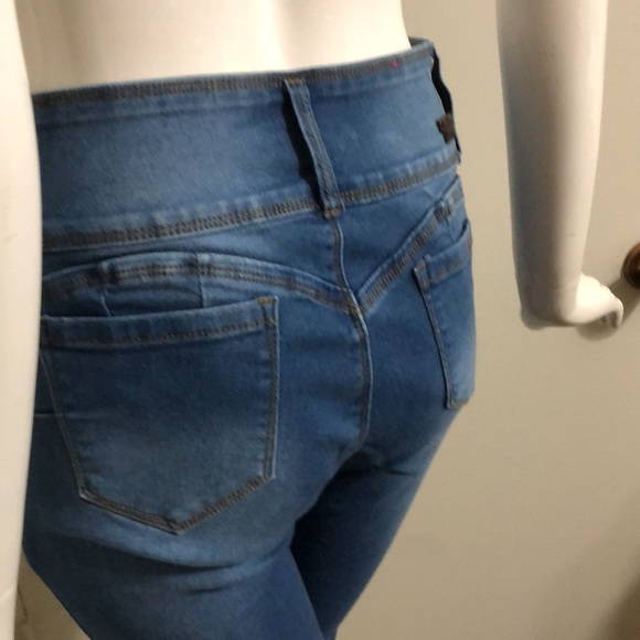 Bamboo skinny stretch jeans size 7 - Picture 3 of 8